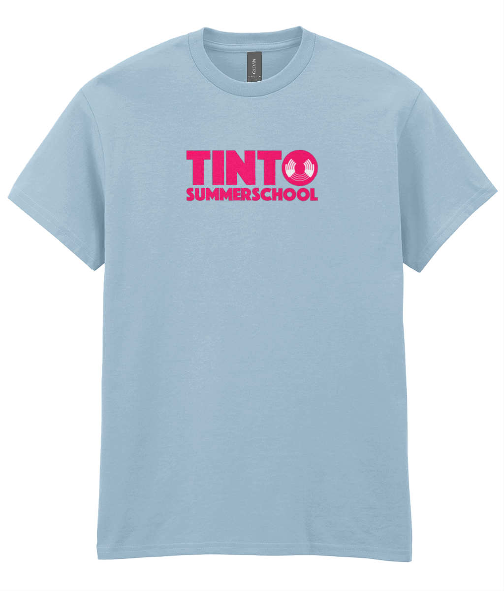 Tinto Summer School t-shirt - pink text logo