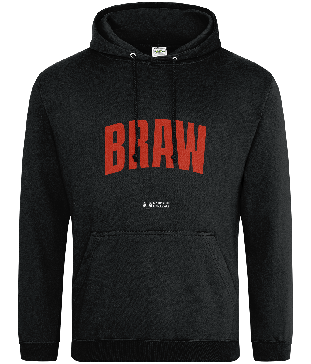 BRAW Hoodie (red writing) - Image 2